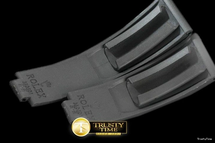 1214 Affordable ROLACC020A – Black Rubber Strap 20 16 with RG Insignia Clasp 836